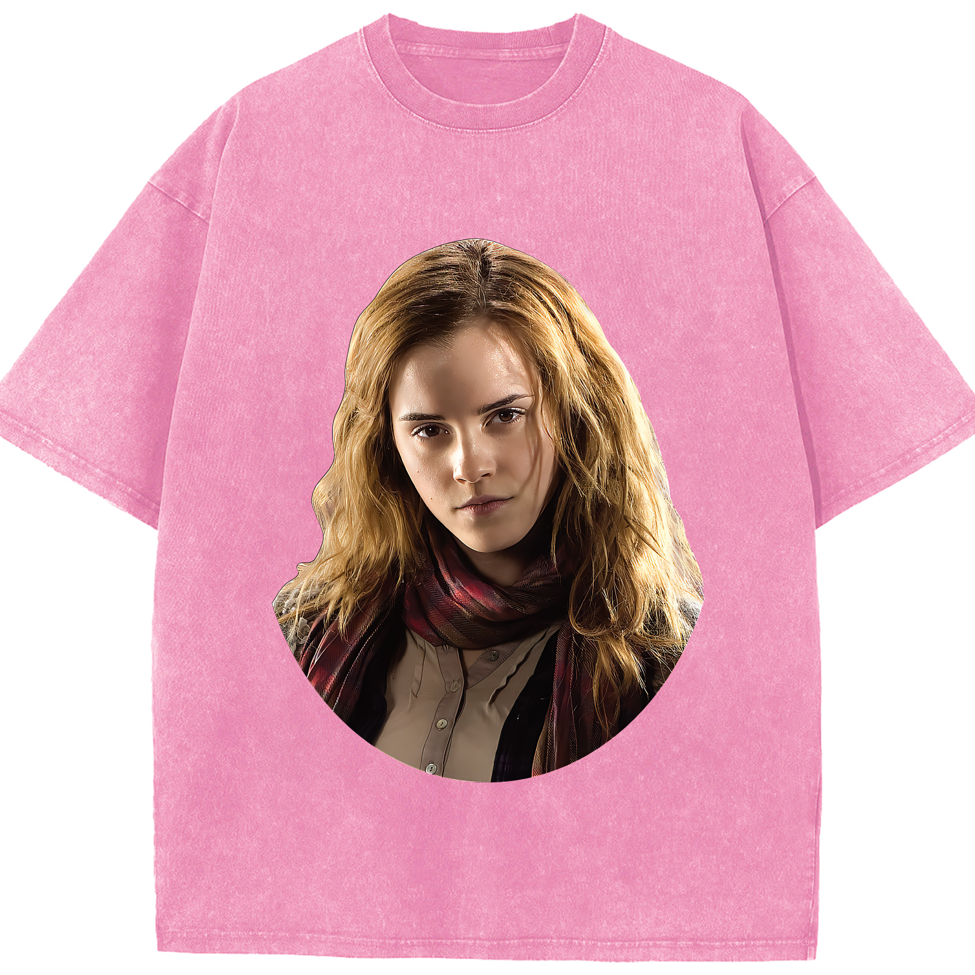 （画像用） Harry Potter ハリー・ポッターシリーズ 綿100% ヴィンテージ風 半袖Tシャツ（フロントプリント）